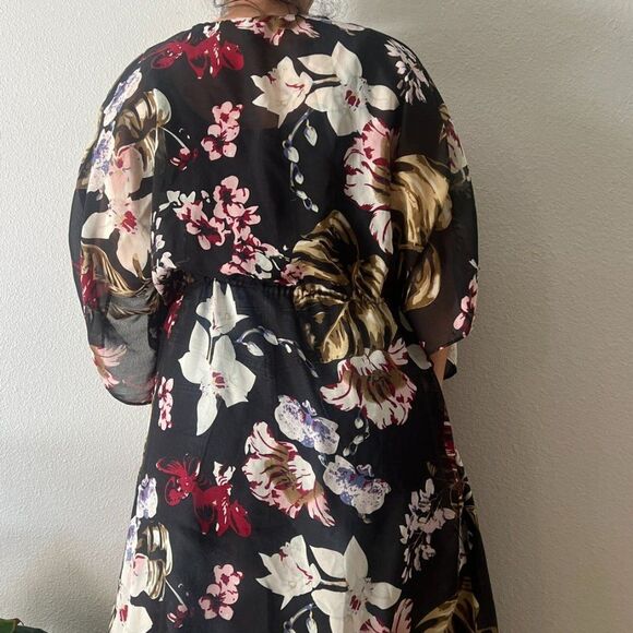 Walter Baker Tulum Caftan Floral Swim Cover Up - Picture 7 of 8